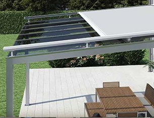 terrassen block offene ueberdachung